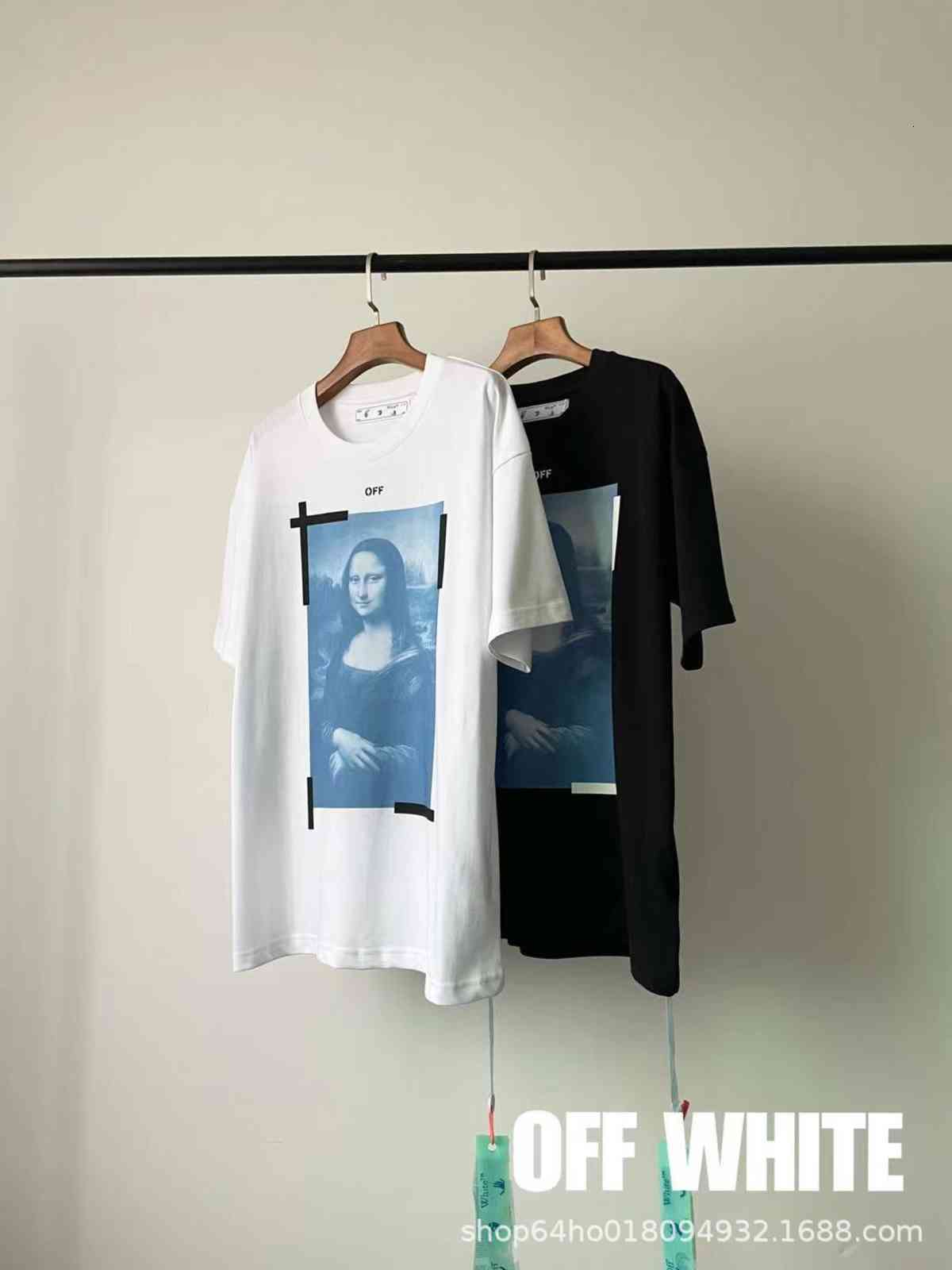 Fashion Brand Off Style White Oil Painting Mona Lisa's Smile Cross Arr Men's and Women's Loose Short Sleeve T-shirt
Fashion Brand Off Style White Oil Painting Mona Lisa's Smile Cross Arr Men's and Women's Loose Short Sleeve T-shirt