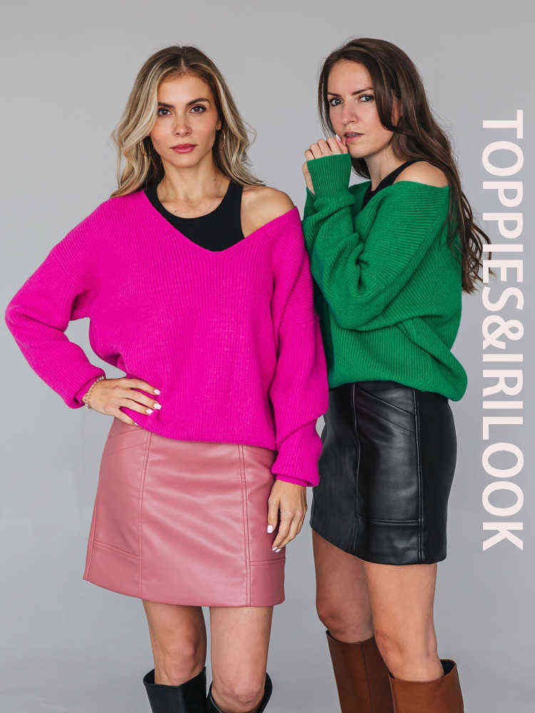 Toppies Sexy Deep v-neck Sweater Off Shoulder Sweater Green White Knitted Tops Korean Winter Clothes 211109
Toppies Sexy Deep v-neck Sweater Off Shoulder Sweater Green White Knitted Tops Korean Winter Clothes 211109