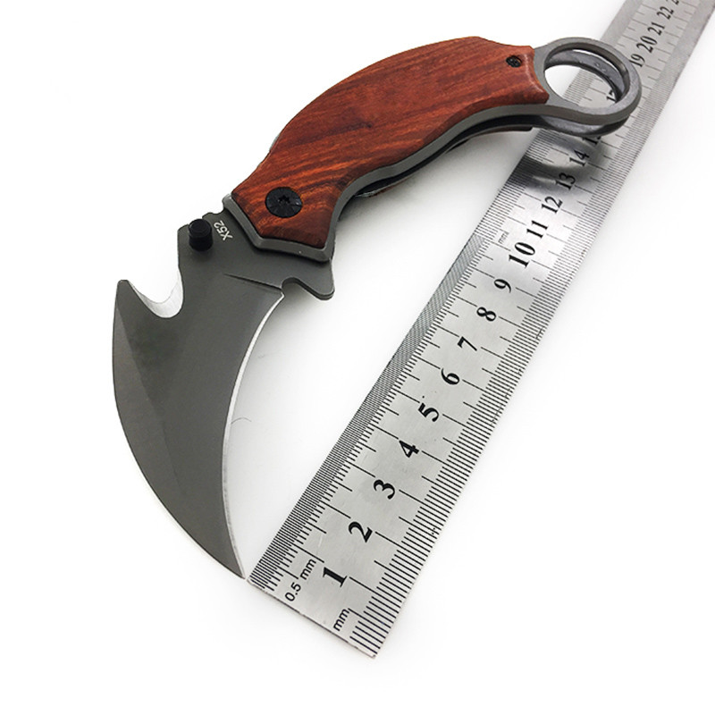 X52 Karambit Folding Knife Tactical Camping Combat Survival Hunting Pocket Claw Knives EDC Fighting Tools 5Cr13Mov Blade
X52 Karambit Folding Knife Tactical Camping Combat Survival Hunting Pocket Claw Knives EDC Fighting Tools 5Cr13Mov Blade