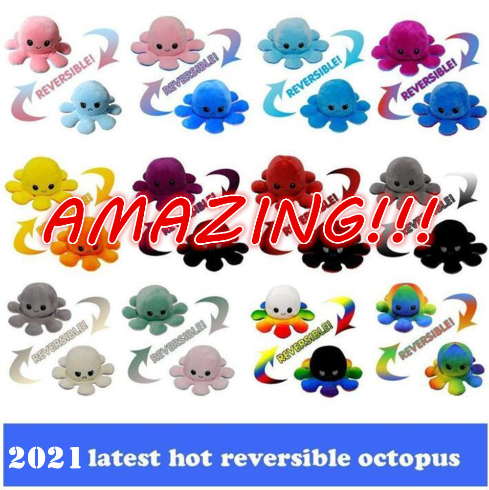 Amazing!!! Reversible Flip Octopus Stuffed Plush Doll Soft Simulation Reversible Plush Toys Color Chapter Plush Doll Child Toys Party Gifts Wholesale
Amazing!!! Reversible Flip Octopus Stuffed Plush Doll Soft Simulation Reversible Plush Toys Color Chapter Plush Doll Child Toys Party Gifts Wholesale