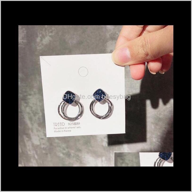 Drop Delivery 2021 Fashion S925 Sier Needle Stud For Women Jewelry Circle Gold Designer Earrings With Crystal Wholesale 3Jel5, Golden;silver
Drop Delivery 2021 Fashion S925 Sier Needle Stud For Women Jewelry Circle Gold Designer Earrings With Crystal Wholesale 3Jel5, Golden;silver
