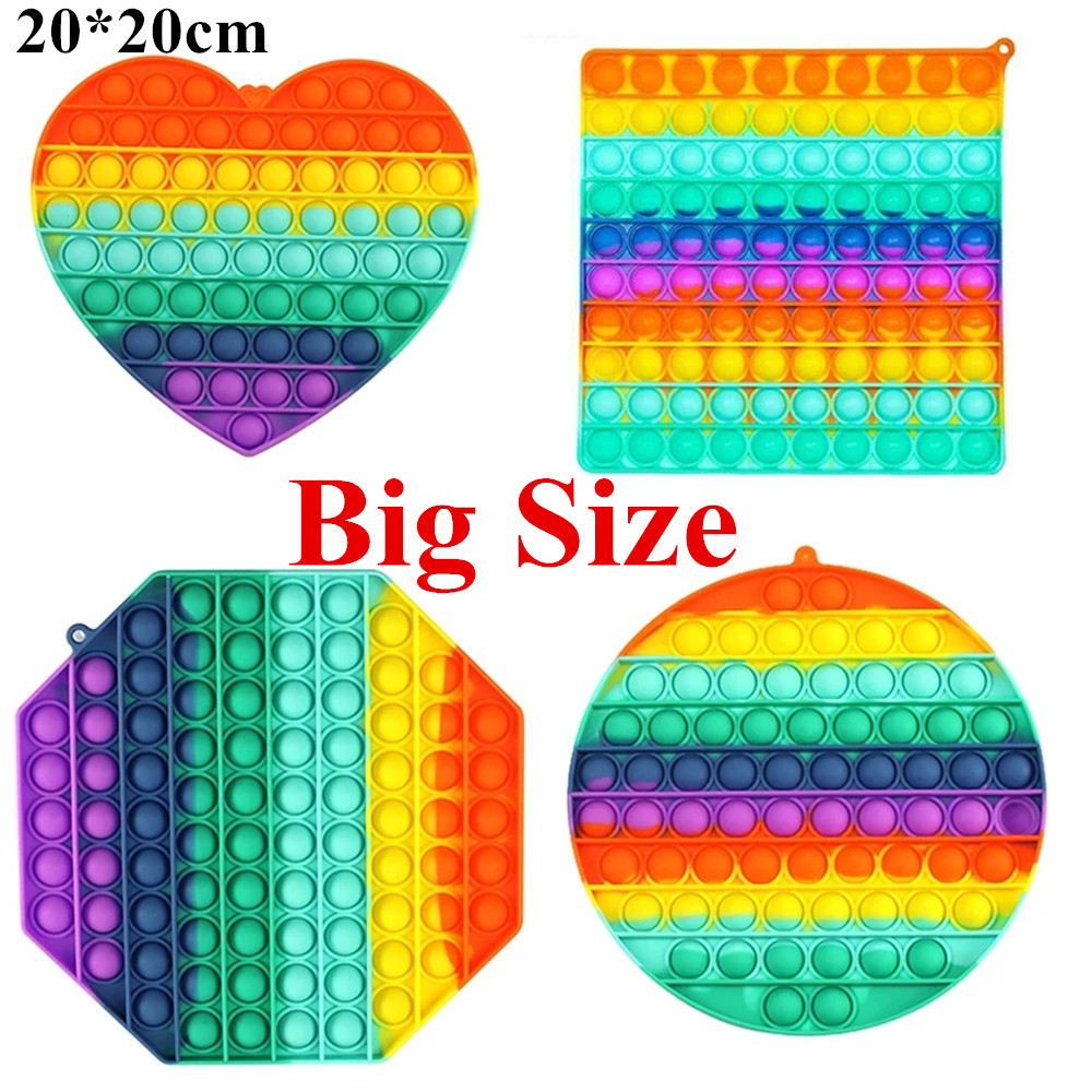 Big Size 20*20cm Push Bubble Fidget Toys Autism Needs Squishy Stress Reliever Toys Adult Kid Funny Anti-stress Gift Fidget Reliver DHL Ship
Big Size 20*20cm Push Bubble Fidget Toys Autism Needs Squishy Stress Reliever Toys Adult Kid Funny Anti-stress Gift Fidget Reliver DHL Ship