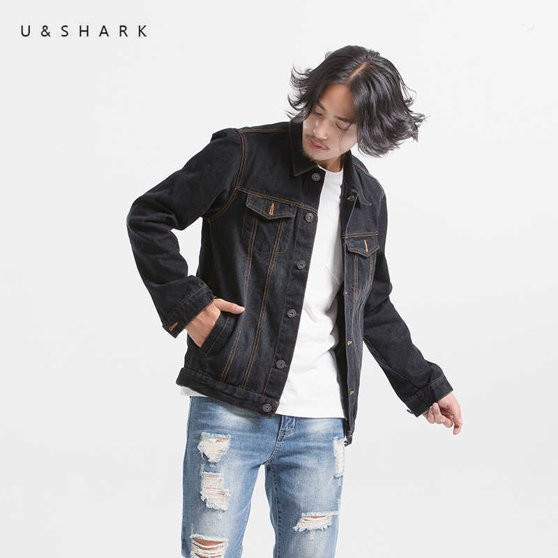 U&SHARK Autumn Classic Denim Jacket Men Brand Clothing 100% Cotton Black Jeans Jackets Coats Slim Fit Men Casual Overcoat Male 210603, Vintage denim
U&SHARK Autumn Classic Denim Jacket Men Brand Clothing 100% Cotton Black Jeans Jackets Coats Slim Fit Men Casual Overcoat Male 210603, Vintage denim