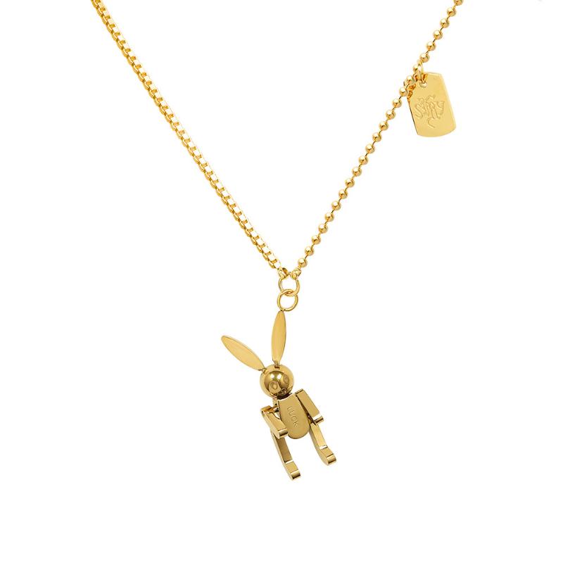 Pendant Necklaces Robot For Women Girls Charm Gold Color Stainless Steel Chain Necklace Top Quality Jewelry Christmas Gift
Pendant Necklaces Robot For Women Girls Charm Gold Color Stainless Steel Chain Necklace Top Quality Jewelry Christmas Gift