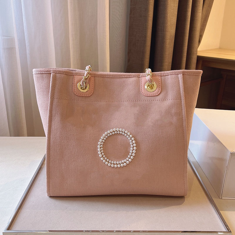 Classic Pearls Embroidery Bags Famous Desinger Beach Small Canvas Large Capacity Totes Deauville Chain Cartable Clutch Pochette Luxury_handbags 30C, Blue
Classic Pearls Embroidery Bags Famous Desinger Beach Small Canvas Large Capacity Totes Deauville Chain Cartable Clutch Pochette Luxury_handbags 30C, Blue
