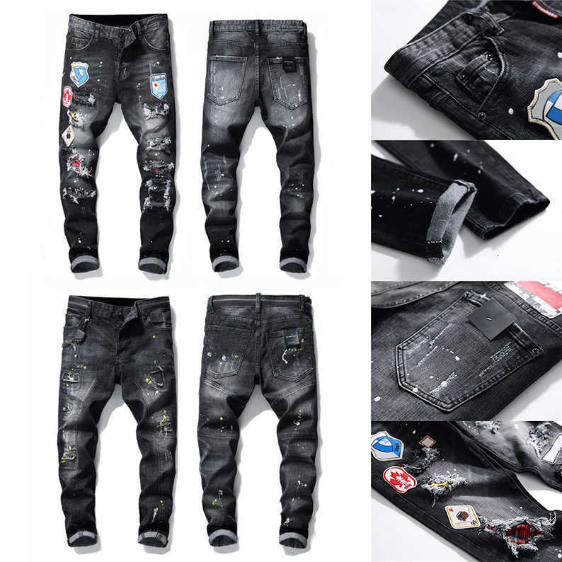 21ss Sell Mens Designer Jeans Distressed Ripped Slim Fit Motorcycle Biker Denim For Men s Fashion Mans Black Pants, Blue
21ss Sell Mens Designer Jeans Distressed Ripped Slim Fit Motorcycle Biker Denim For Men s Fashion Mans Black Pants, Blue