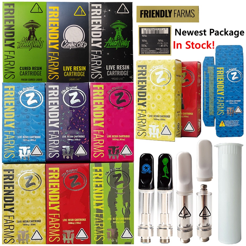 Newest Friendly Farms Vape Cartridges Carts 0.8ml Atomizers 510 Thread Packaging With Stickers Thick Oil Cart Ceramic Coil Empty Vapes Pen Vaporizer E Cigarettes
Newest Friendly Farms Vape Cartridges Carts 0.8ml Atomizers 510 Thread Packaging With Stickers Thick Oil Cart Ceramic Coil Empty Vapes Pen Vaporizer E Cigarettes