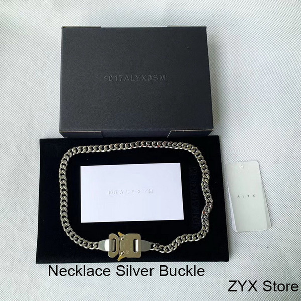 2020ss Top Quality 1017 Alyx 9sm Buckles Four Ever Necklace Alloy Couples Men Women Alyx Buckles Necklaces Chain Q0717
2020ss Top Quality 1017 Alyx 9sm Buckles Four Ever Necklace Alloy Couples Men Women Alyx Buckles Necklaces Chain Q0717