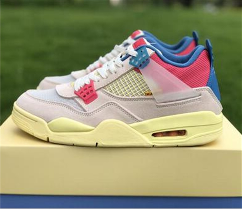 2021 With Box 4S high Sneakers UNION Four Casual Shoe Top Quality LA x 4 Pink White And Black UN Shoes Guava Ice Designer Boots Size 40-46
2021 With Box 4S high Sneakers UNION Four Casual Shoe Top Quality LA x 4 Pink White And Black UN Shoes Guava Ice Designer Boots Size 40-46