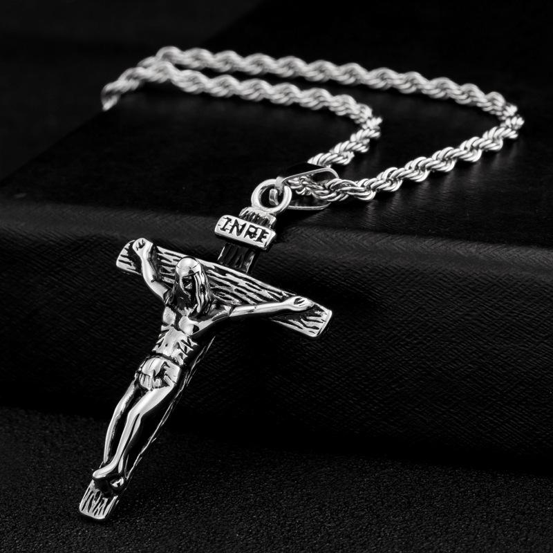 Pendant Necklaces Diffone Classice Cross Necklace For Men Long Link Chain Charm 2 Colors Hombre Viking Gift
Pendant Necklaces Diffone Classice Cross Necklace For Men Long Link Chain Charm 2 Colors Hombre Viking Gift