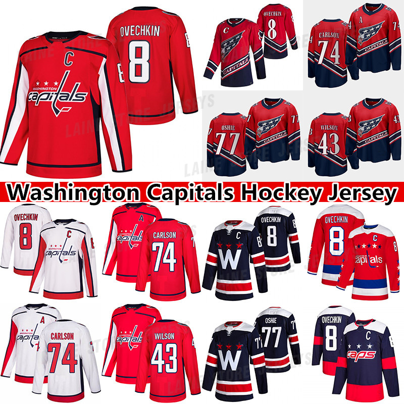 Washington Capitals Jersey 8 Alex Ovechkin 43 Tom Wilson 74 JOHN CARLSON 77 TJ Oshie 92 Evgeny Kuznetsov hockey jerseys, Red
Washington Capitals Jersey 8 Alex Ovechkin 43 Tom Wilson 74 JOHN CARLSON 77 TJ Oshie 92 Evgeny Kuznetsov hockey jerseys, Red