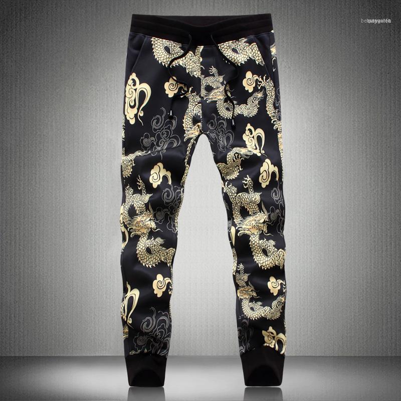 High Quality Pants Men Korean Slim Fit Casual China Dragon Print Harem Pant Man Plus Size Autumn Streetwear Mens Joggers 5XL-M11, Black
High Quality Pants Men Korean Slim Fit Casual China Dragon Print Harem Pant Man Plus Size Autumn Streetwear Mens Joggers 5XL-M11, Black