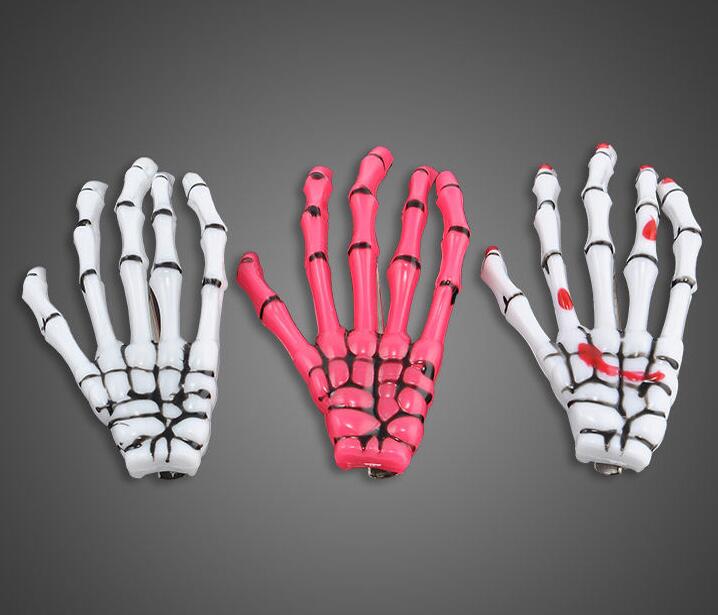New Skull Hand Bone Hairpin Gripper Ghost Skeleton Hair Clips Hairclips Bone Claw Hair Accessories GC466