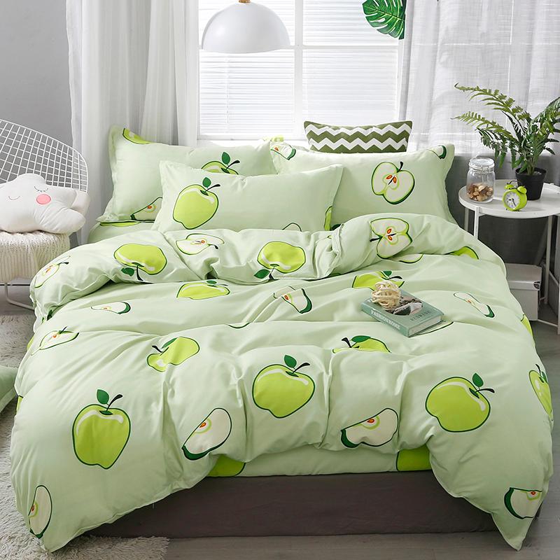 Bedding Sets Simple Green Apple Set Duvet Cover Sheet With Pillowcase Full Queen Kids Adults 3/4Pcs Bedclothes
Bedding Sets Simple Green Apple Set Duvet Cover Sheet With Pillowcase Full Queen Kids Adults 3/4Pcs Bedclothes