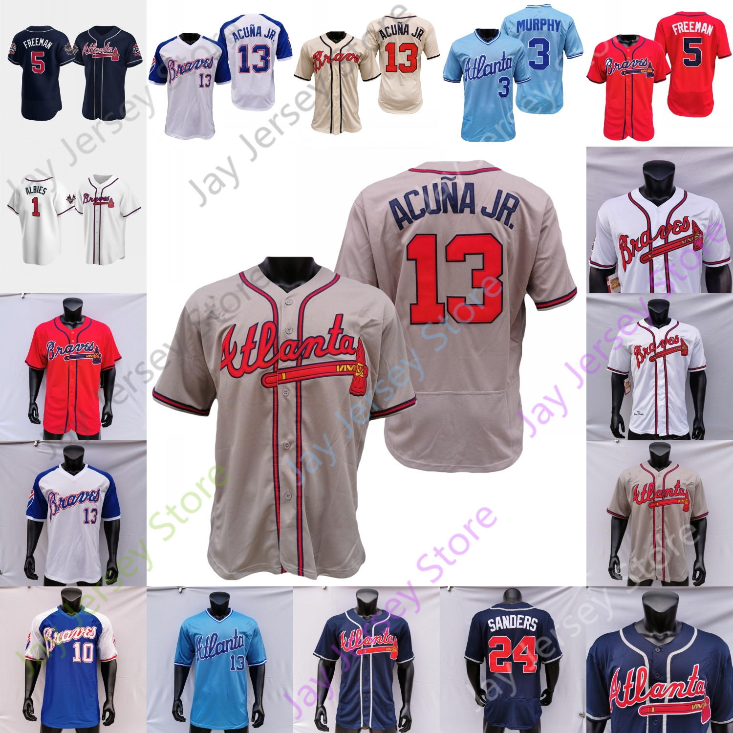 Baseball Jersey Charlie Morton Sean Newcomb Will Smith Drew Smyly Mike Soroka Tomlin Ynoa Dale Murphy Justice Deion Sanders Smoltz Maddux Ha, Blue;black
Baseball Jersey Charlie Morton Sean Newcomb Will Smith Drew Smyly Mike Soroka Tomlin Ynoa Dale Murphy Justice Deion Sanders Smoltz Maddux Ha, Blue;black