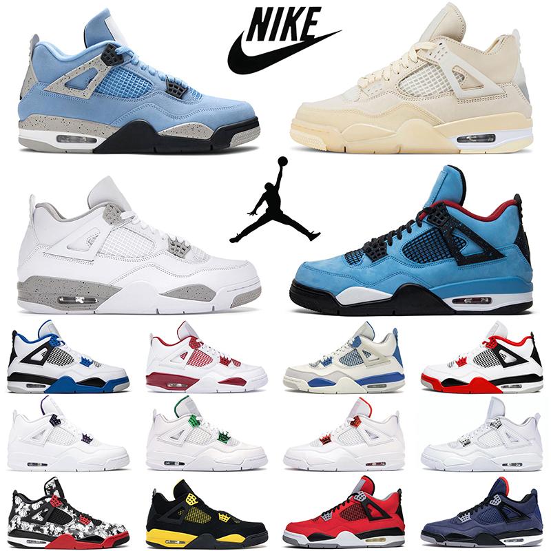 Air Jordan 4 Retro 4S 2021 University Blue White X Sail Bred Basketball Shoes Black Cat Starfish Paris Fire Red Neon Men Women Sneakers Trainers
Air Jordan 4 Retro 4S 2021 University Blue White X Sail Bred Basketball Shoes Black Cat Starfish Paris Fire Red Neon Men Women Sneakers Trainers