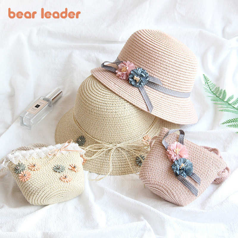 Bear Learder Hat Baby Summer Cap Breathable Straw Hats Children's Flower sunhat Kids Cute Solid Girls Hats and bag set 210708, Ax1189 coffee
Bear Learder Hat Baby Summer Cap Breathable Straw Hats Children's Flower sunhat Kids Cute Solid Girls Hats and bag set 210708, Ax1189 coffee