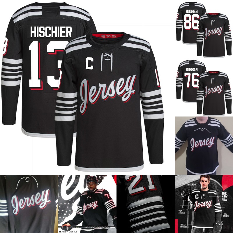 New Jersey Devils 18 Dawson Mercer Black 2021/22 Alternate Jersey Dougie Hamilton P.K. Subban Jack Hughes Nico Hischier Pavel Zacha Ty Smith, Black;red
New Jersey Devils 18 Dawson Mercer Black 2021/22 Alternate Jersey Dougie Hamilton P.K. Subban Jack Hughes Nico Hischier Pavel Zacha Ty Smith, Black;red