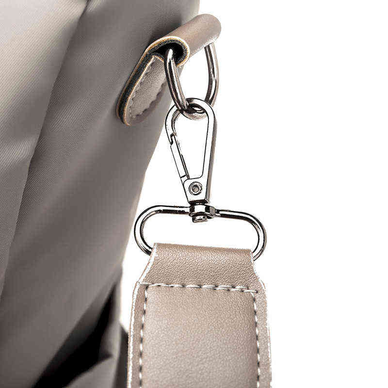 Women Backpack Fashion Large-capacity Anti-theft High-quality Nylon Fabric Solid Ladies Bagpack Big Leisure travel bag pack 44z Y1105