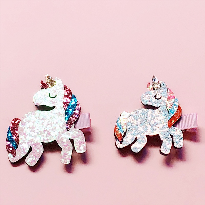 Fashion Cute Glitter Unicorn Hairpins Solid Felt Animal Horse Hair Clips Princess Headwear Boutique Hair Accessories, Multi-color
Fashion Cute Glitter Unicorn Hairpins Solid Felt Animal Horse Hair Clips Princess Headwear Boutique Hair Accessories, Multi-color