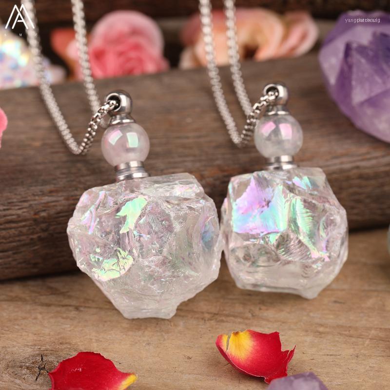 Natural Aura White Quartz Rough Irregular Perfume Bottle Pendant Necklace Women Crystal Stone Rainbow Diffuser Oil Vial Necklace1
Natural Aura White Quartz Rough Irregular Perfume Bottle Pendant Necklace Women Crystal Stone Rainbow Diffuser Oil Vial Necklace1