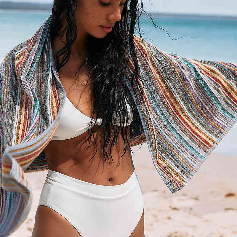 Solid Bikinis Push Up Swimsuit Sexy Thong Swimwear Women Sport Top Biquini Women's Swimming Suit Beach Bathers Yellow White 210520