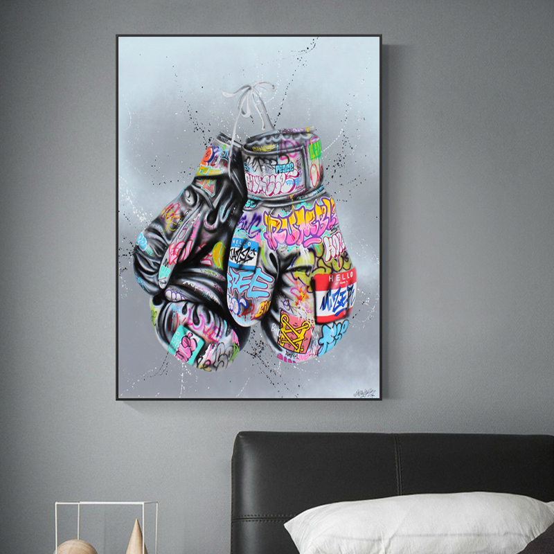 Abstract Hands Painting Wall Art Pictures For Living Room Canvas Art Home Decoration Graffiti Posters And Print