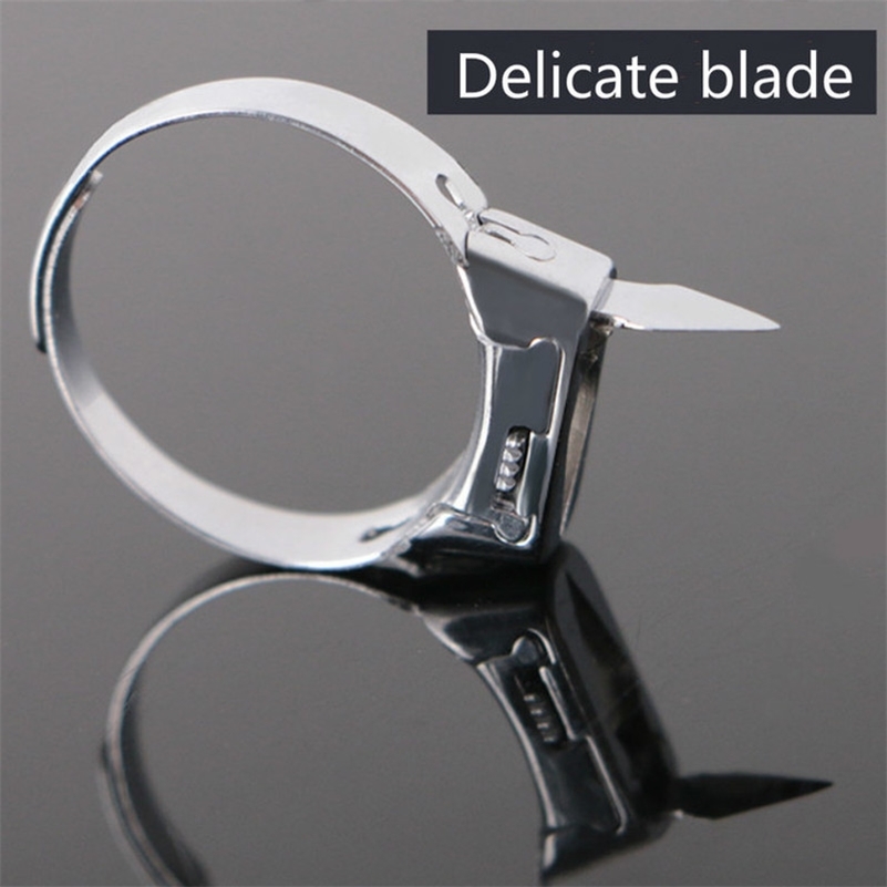 Stainless Steel Jewelry Ring Self-defense Weapon Multifunctional Ring Blade Adjustable Self-defense Ring jewelry Gift 210713, Silver
Stainless Steel Jewelry Ring Self-defense Weapon Multifunctional Ring Blade Adjustable Self-defense Ring jewelry Gift 210713, Silver