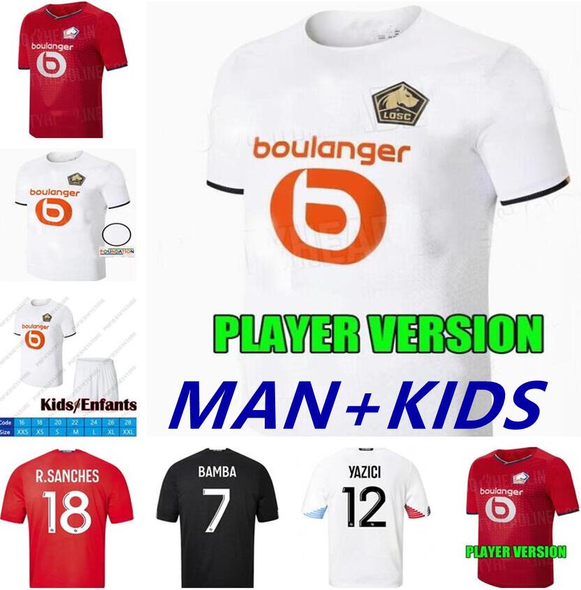 2021 2022 LOSC Lille soccer jerseys DAVID FONTE BURAK BAMBA YAZICI football shirts 21 22 JIKONE R.SANCHES T.WEAH .ARAUJO maillots Adult Kids Kit fans player version, Brown
2021 2022 LOSC Lille soccer jerseys DAVID FONTE BURAK BAMBA YAZICI football shirts 21 22 JIKONE R.SANCHES T.WEAH .ARAUJO maillots Adult Kids Kit fans player version, Brown