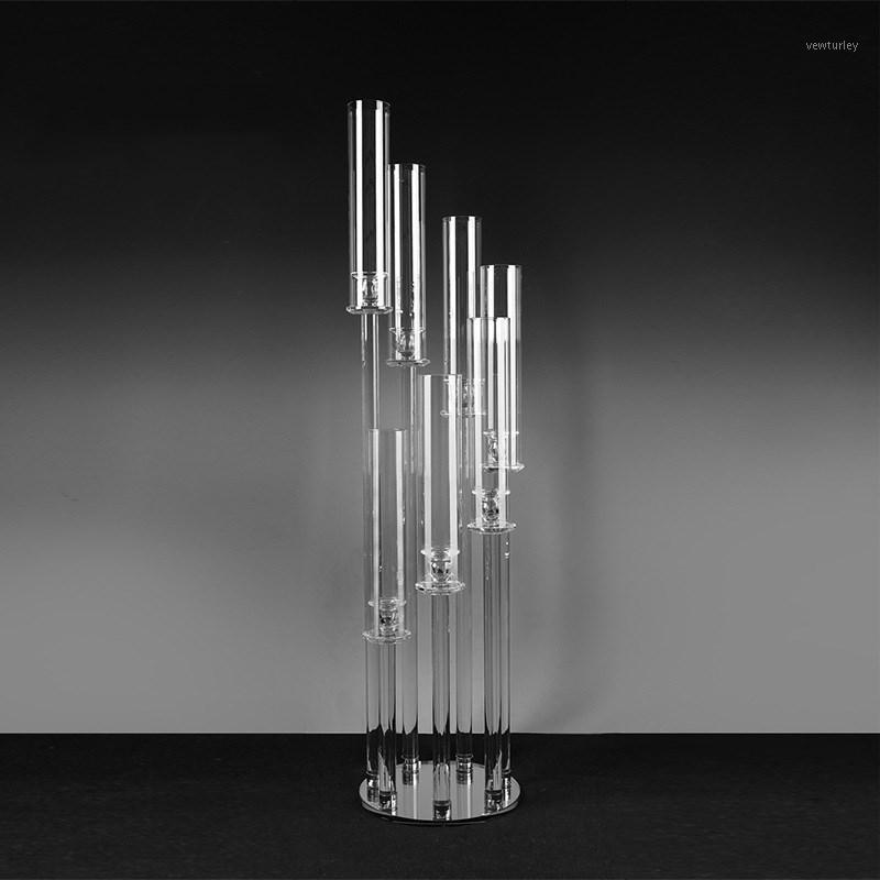 Party Decoration Luxury Decorative Crystal Flower Stand For Wedding Road Leads 8 Arm Candle Holder Table Centerpiece
Party Decoration Luxury Decorative Crystal Flower Stand For Wedding Road Leads 8 Arm Candle Holder Table Centerpiece