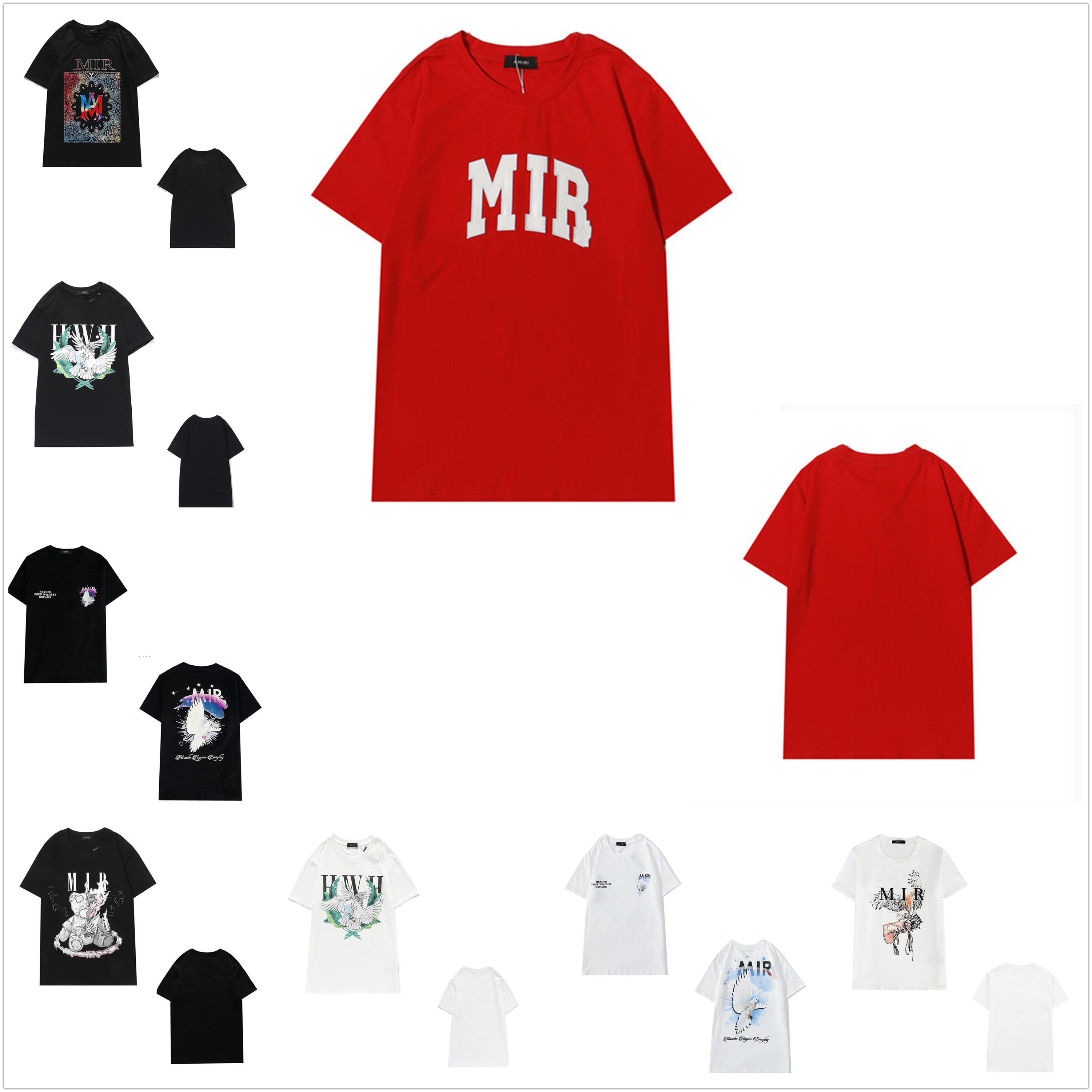 Women t shirt high quality T-shirt mens short-sleeved cotton tops casual with label round neck pullover letters foam print dove 0102, White
Women t shirt high quality T-shirt mens short-sleeved cotton tops casual with label round neck pullover letters foam print dove 0102, White