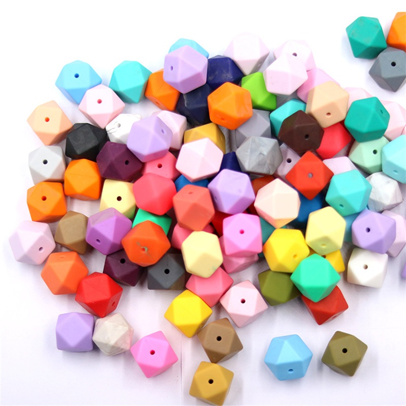 LOFCA 10pcs Mini Hexagon Silicone Beads 14mm Teether Baby Teething Beads BPA Free Baby Silicone Toys For Necklace Making 2604 Q2
LOFCA 10pcs Mini Hexagon Silicone Beads 14mm Teether Baby Teething Beads BPA Free Baby Silicone Toys For Necklace Making 2604 Q2