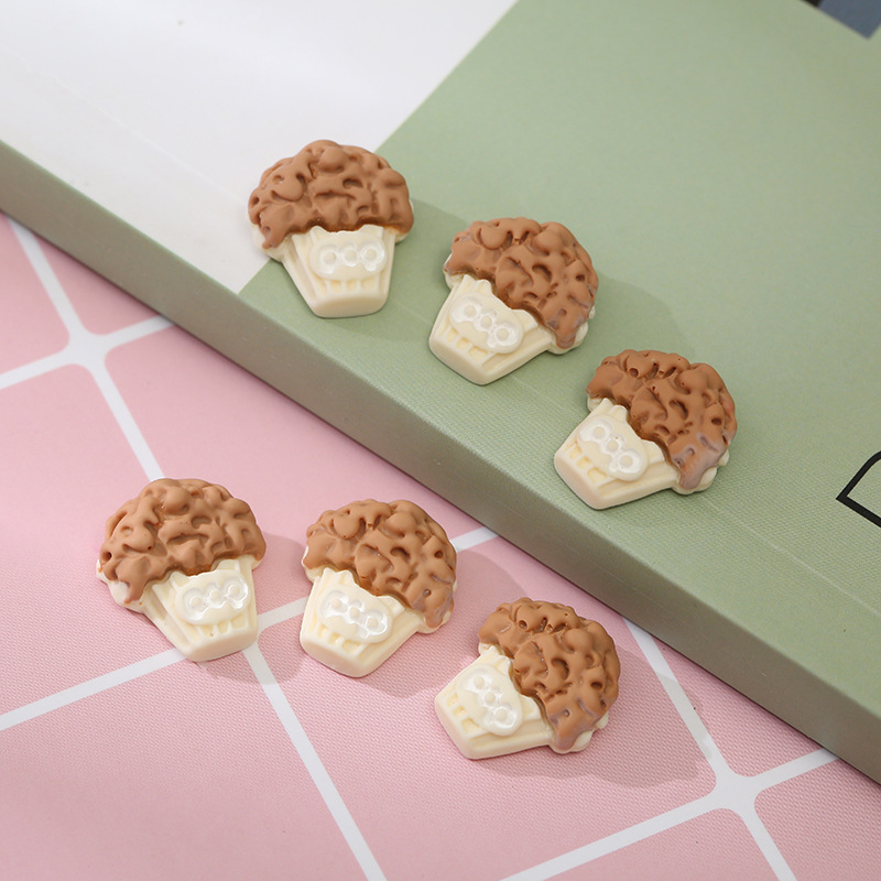 40Pcs New Hybrid Simulation Candies Biscuit Resin Components Flatback Cabochon Scrapbook Kawaii Embellishments Accessories