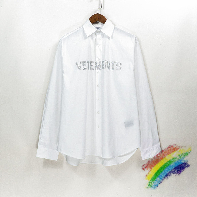 Reflective Shirts Men Women 1 High Quality Front Flash Letter Printing Shirt Oversize Blouse, White
Reflective Shirts Men Women 1 High Quality Front Flash Letter Printing Shirt Oversize Blouse, White