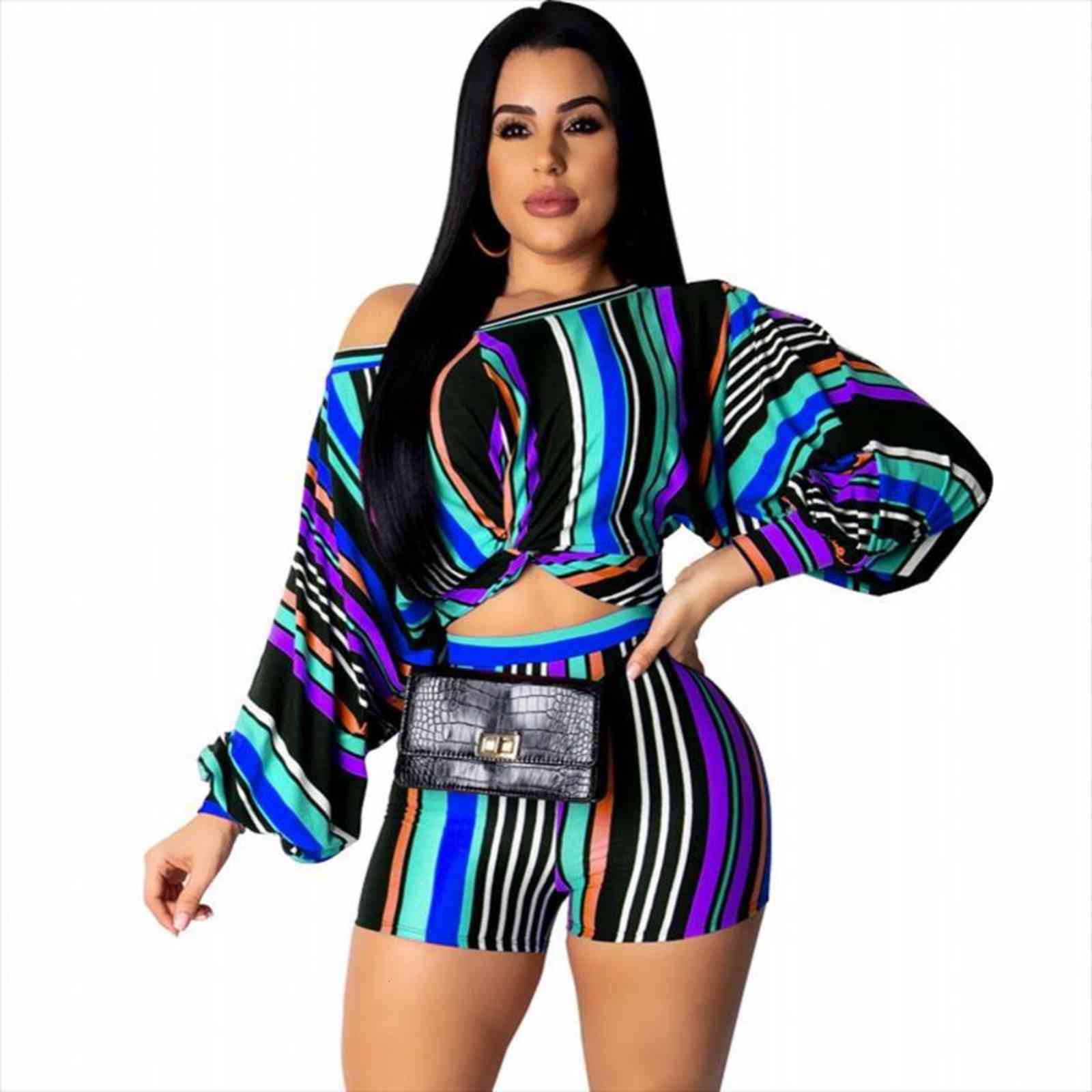 sets stripes loose long sleeve womens tracksuits and shorts suit two piece set beach playsuit holiday boho tracksuit, Gray
sets stripes loose long sleeve womens tracksuits and shorts suit two piece set beach playsuit holiday boho tracksuit, Gray