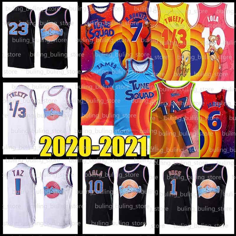 2021 James 6 Michael Jersey Bugs 23 LeBron ! Taz Lola Daffy Duck Murray 1/3 Tweety NCAA Movie Space Jam Tune Squad Basketball
2021 James 6 Michael Jersey Bugs 23 LeBron ! Taz Lola Daffy Duck Murray 1/3 Tweety NCAA Movie Space Jam Tune Squad Basketball