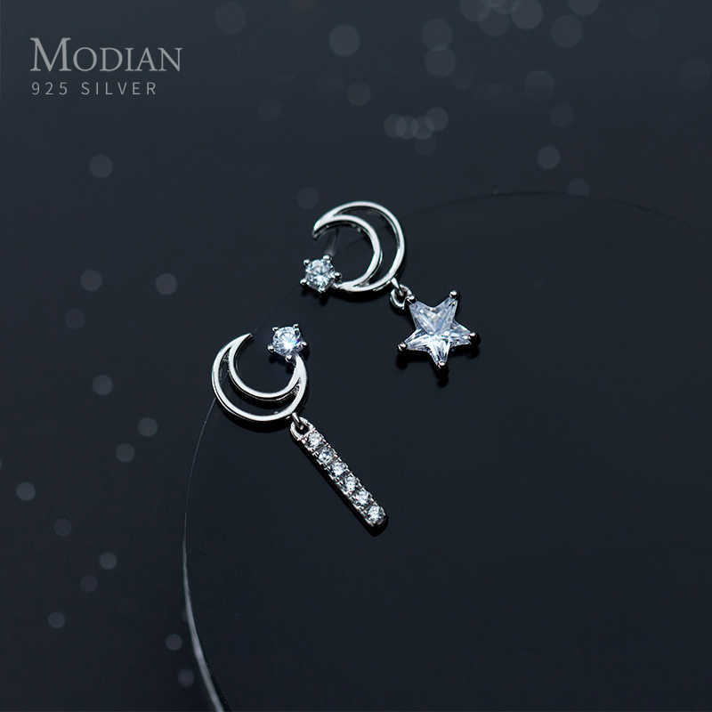 Shiny Stars And Moon Irregular Clear CZ Stud Earrings for Women Fashion 925 Sterling Silver Statement Wedding Fine Brand 210707
Shiny Stars And Moon Irregular Clear CZ Stud Earrings for Women Fashion 925 Sterling Silver Statement Wedding Fine Brand 210707