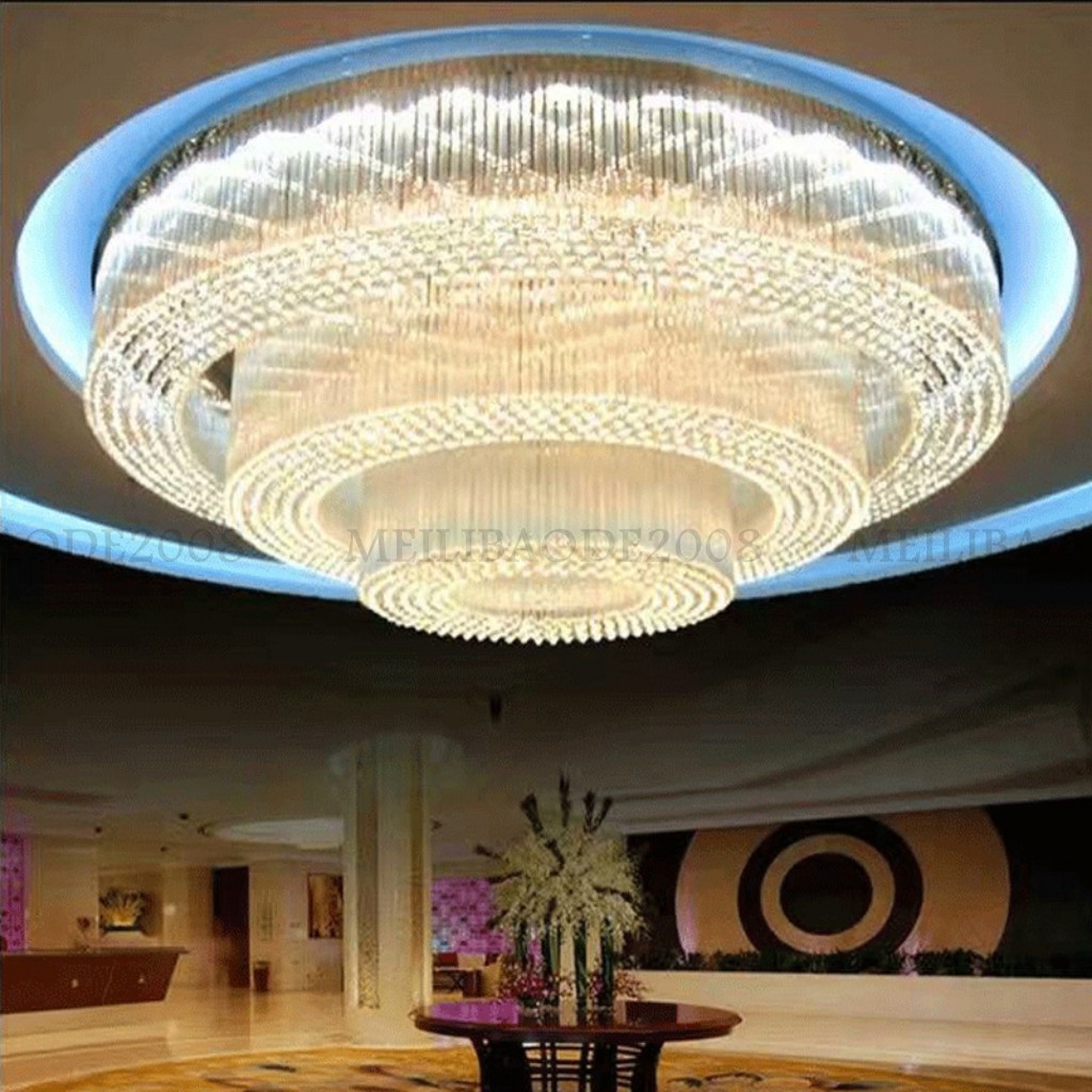 Custom Round Crystal Large Ceiling Lights LED Pendant Lighting Chandelier Hotel Lobby Banquet Hall Lamp KTV Villa Living Room Restaurant Engineering Club Fixtures
Custom Round Crystal Large Ceiling Lights LED Pendant Lighting Chandelier Hotel Lobby Banquet Hall Lamp KTV Villa Living Room Restaurant Engineering Club Fixtures