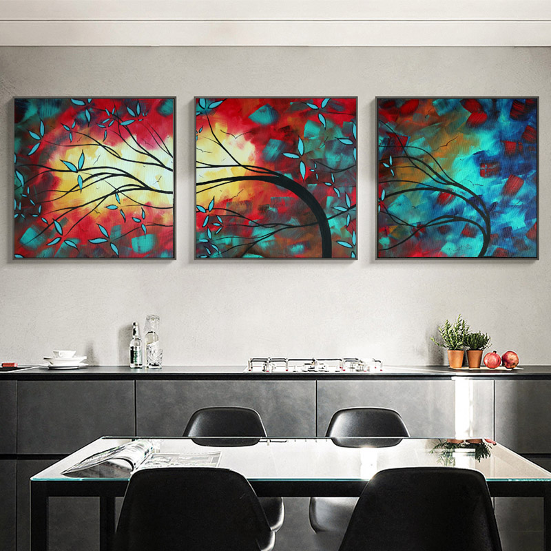 Modern Abstract Tree Poster Wall Art Canvas Painting HD Print For Living Room And Bedroom Decoration Cuadros