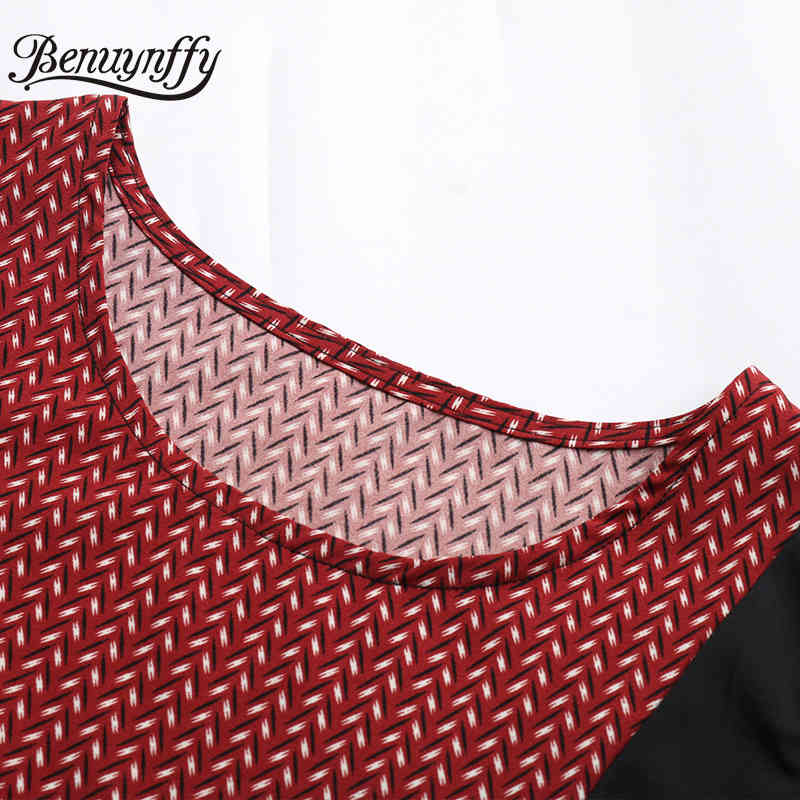 O-Neck Print Color Block Elegant Midi Dresses Women Fashion Sleeveless Asymmetrical Office Lady Summer Dress 210510