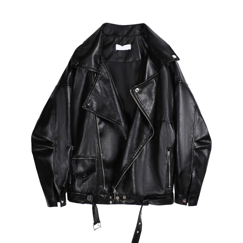 Women' Leather & Faux Retro Jacket Gothic Fashion Women Long Sleeve Coat Loose Solid Patchwork Zipper Cardigan Lapel Autumn Winter Female, Beige
Women' Leather & Faux Retro Jacket Gothic Fashion Women Long Sleeve Coat Loose Solid Patchwork Zipper Cardigan Lapel Autumn Winter Female, Beige