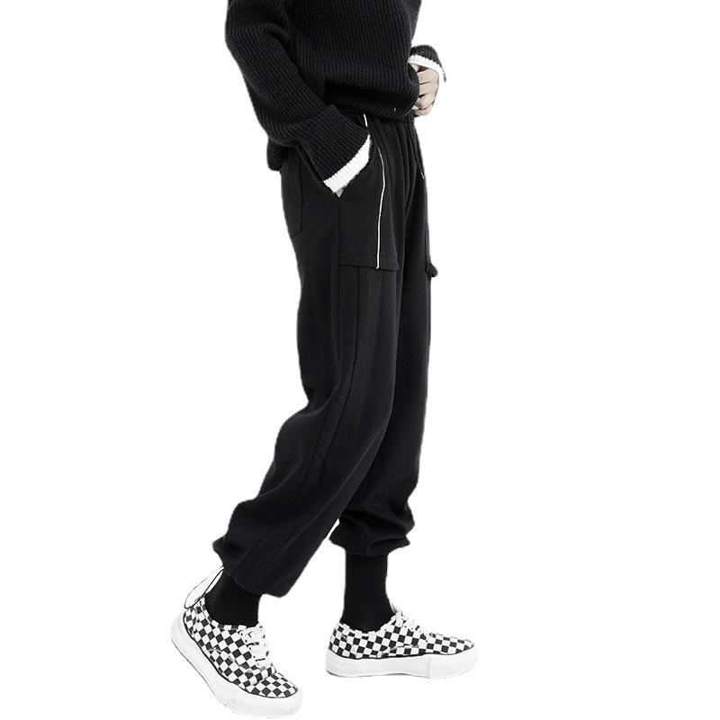 Women's Pants & Capris High Elastic Waist Black Brief Long Harem Trousers Loose Fit Fashion Tide Spring Autumn 2021 Clothing, Black;white
Women's Pants & Capris High Elastic Waist Black Brief Long Harem Trousers Loose Fit Fashion Tide Spring Autumn 2021 Clothing, Black;white
