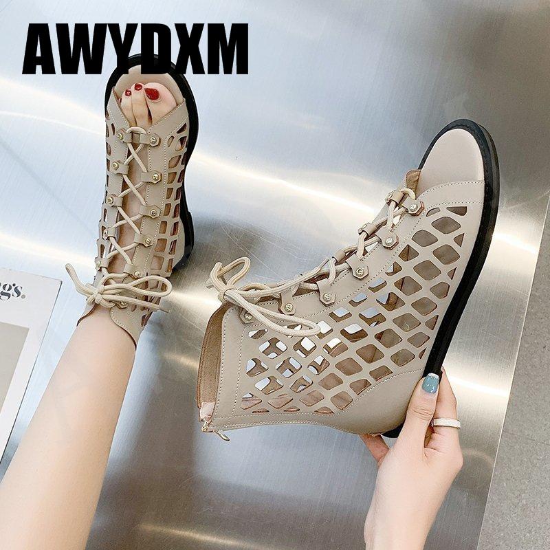 Sandals Women Summer Female Fashion Peep Toe Shoes Reticulation Flats Lady Flip Flos Beach, Black
Sandals Women Summer Female Fashion Peep Toe Shoes Reticulation Flats Lady Flip Flos Beach, Black