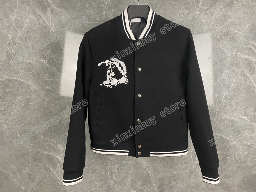 21ss Designers baseball Jackets Men Women Hooded Basketball Graffiti letter embroidery Jacquard fabric Man Paris Fashion Streetwear long Sleeve luxurys, Black
21ss Designers baseball Jackets Men Women Hooded Basketball Graffiti letter embroidery Jacquard fabric Man Paris Fashion Streetwear long Sleeve luxurys, Black