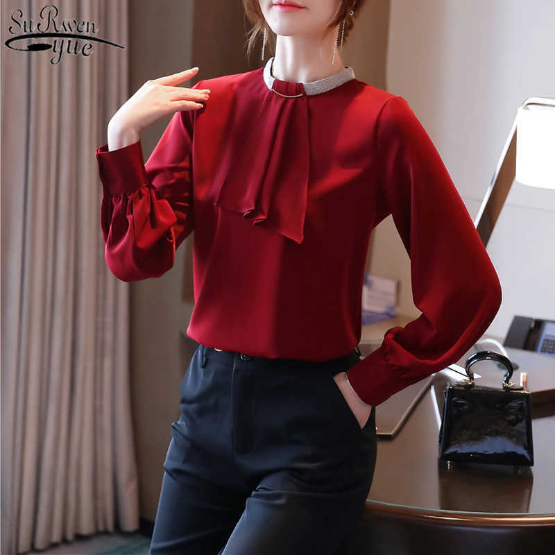 Blusas Fashion Chiffon Blouse Solid Woman Shirts Autumn Long Sleeve Women Blouses Spliced with Chic Office Lady Style 10667 210527, Green
Blusas Fashion Chiffon Blouse Solid Woman Shirts Autumn Long Sleeve Women Blouses Spliced with Chic Office Lady Style 10667 210527, Green