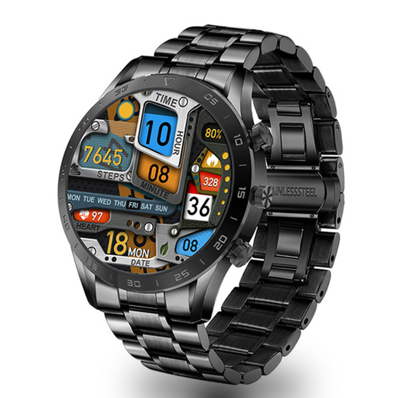454*454 HD 1.39 inch display Smart Watch Men Bluetooth Call IP68 Waterproof music player link Bluetooth headset Smartwatch Men, Leather black
454*454 HD 1.39 inch display Smart Watch Men Bluetooth Call IP68 Waterproof music player link Bluetooth headset Smartwatch Men, Leather black