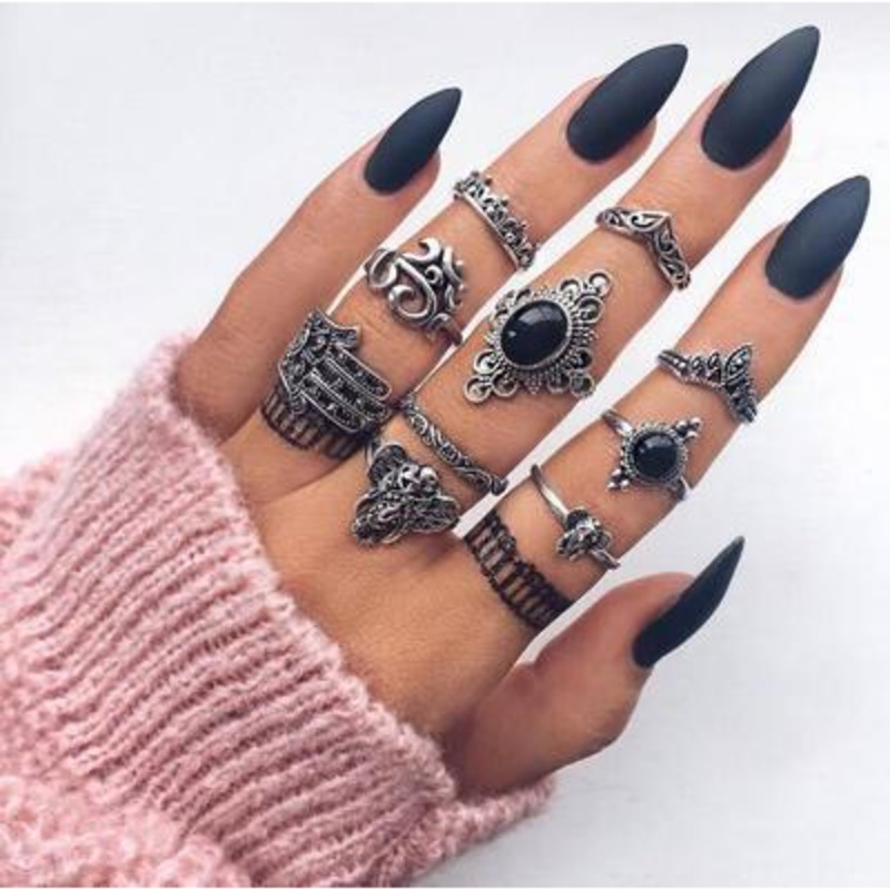 Vintage Knuckle Rings For Women Boho Geometric Flower Crystal Ring Set Bohemian Midi Finger Jewelry Bague Women Accessories
Vintage Knuckle Rings For Women Boho Geometric Flower Crystal Ring Set Bohemian Midi Finger Jewelry Bague Women Accessories