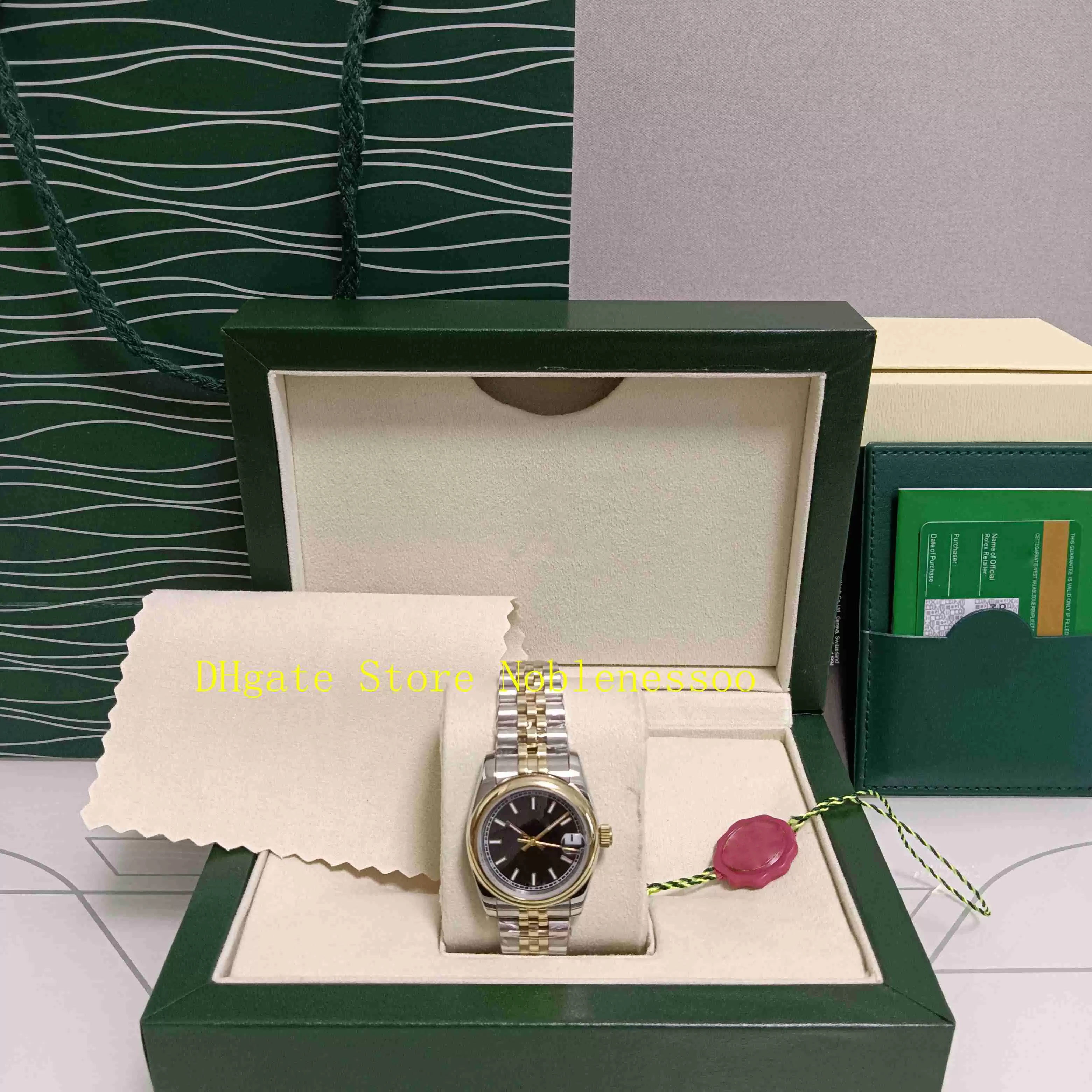 13 Style Real Photo With Original Box Ladies Watch Lady Yellow Gold 2 Tone Women's 31mm Black Dial Jubilee Bracelet Folding Clasp 68273 Women Automatic Watches, 06
13 Style Real Photo With Original Box Ladies Watch Lady Yellow Gold 2 Tone Women's 31mm Black Dial Jubilee Bracelet Folding Clasp 68273 Women Automatic Watches, 06