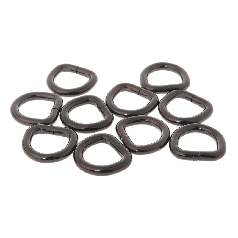 Bag Parts & Accessories THINKTHENDO 10pcs 15mm Metal Handbag Leather Purse Strap Belt Web D Ring Buckle Clasp, Black
Bag Parts & Accessories THINKTHENDO 10pcs 15mm Metal Handbag Leather Purse Strap Belt Web D Ring Buckle Clasp, Black