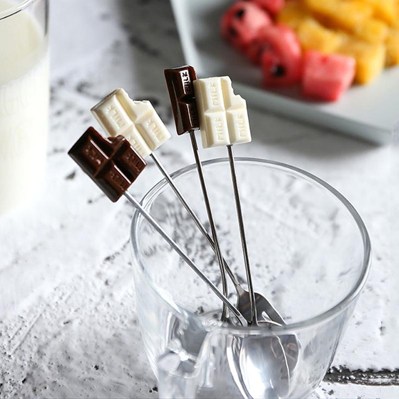 Spoons Chocolate Coffee Spoon European Dessert Mug Mixing Accessories Cute Cocktail Stick Kitchen Tableware Gift
Spoons Chocolate Coffee Spoon European Dessert Mug Mixing Accessories Cute Cocktail Stick Kitchen Tableware Gift